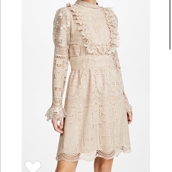 Anna Sui Cupid’s Cloud and Scallop Lace dress 0 - Picture 4 of 8